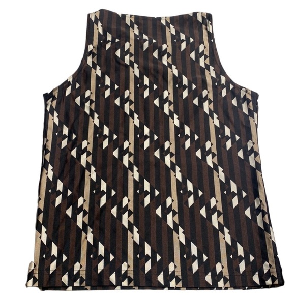 Classic Vintage FENDI Logo Sleeveless Shirt in Mint Condition - Picture 5 of 6